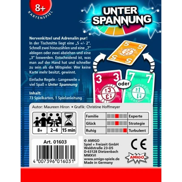 Amigo Unter Spannung, Kartenspiel 4 Amigo Unter Spannung, Kartenspiel – Bild 2