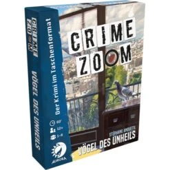 Asmodee Crime Zoom Fall 2: Vögel Des Unheils, Kartenspiel