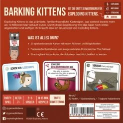Asmodee Exploding Kittens - Barking Kittens, Kartenspiel -Spielwarenladen Asmodee Exploding Kittens Barking Kittens Kartenspiel@@1727262 2