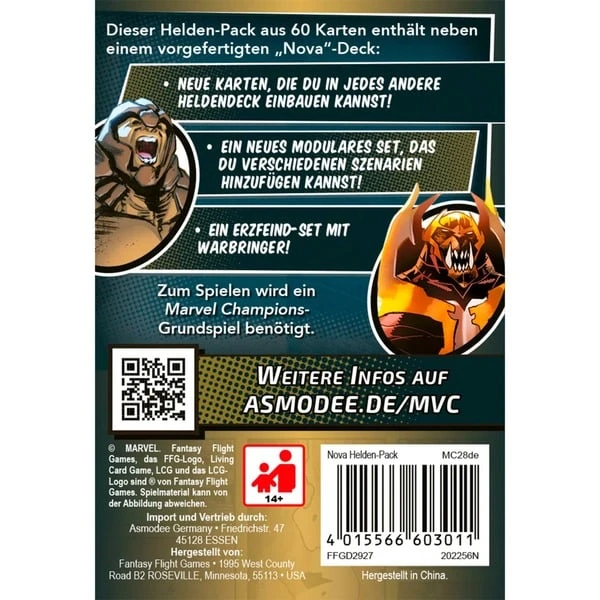 Asmodee Marvel Champions: Das Kartenspiel - Nova (Helden-Pack) 4 Asmodee Marvel Champions: Das Kartenspiel - Nova (Helden-Pack) – Bild 2
