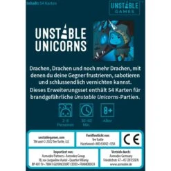 Asmodee Unstable Unicorns - Drachen Erweiterungsset, Kartenspiel -Spielwarenladen Asmodee Unstable Unicorns Drachen Erweiterungsset Kartenspiel@@1902365 3