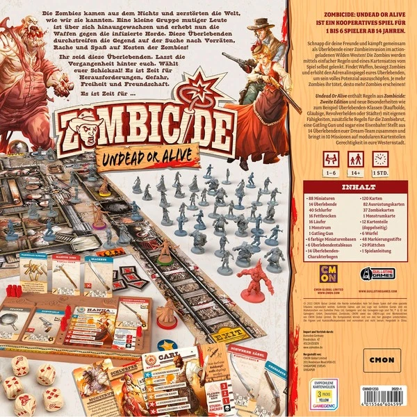 Asmodee Zombicide: Undead Or Alive, Brettspiel 7 Asmodee Zombicide: Undead Or Alive, Brettspiel – Bild 5