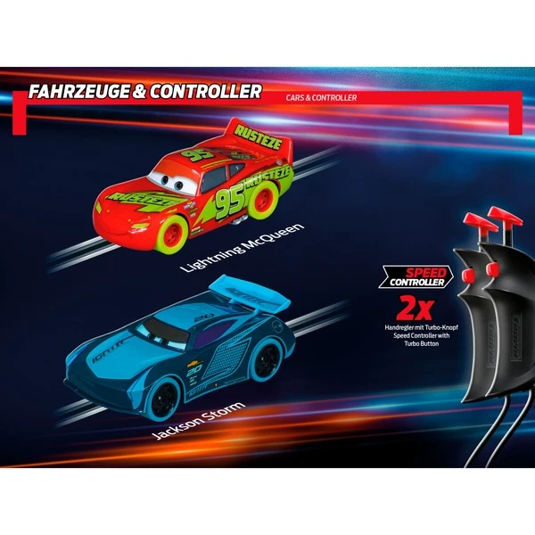 Carrera GO!!! Disney·Pixar Cars - Glow Racers, Rennbahn 7 Carrera GO!!! Disney·Pixar Cars - Glow Racers, Rennbahn – Bild 5