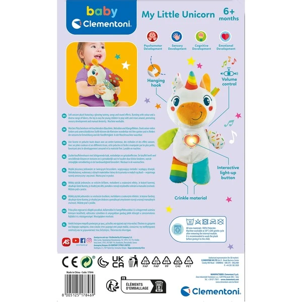 Clementoni Mein Kleines Einhorn, Spielfigur 6 Clementoni Mein Kleines Einhorn, Spielfigur – Bild 4