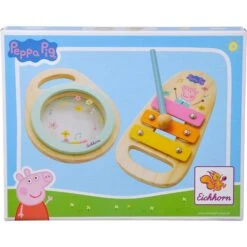 Eichhorn Peppa Pig Holz-Musikset, Musikinstrument -Spielwarenladen Eichhorn Peppa Pig Holz Musikset Musikinstrument@@1915505 2