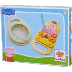 Eichhorn Peppa Pig Holz-Musikset, Musikinstrument -Spielwarenladen Eichhorn Peppa Pig Holz Musikset Musikinstrument@@1915505 3