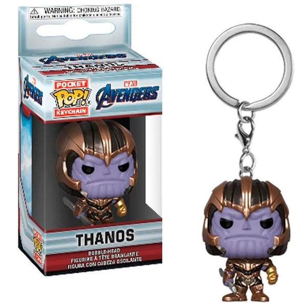 Funko POP! Schlüsselanhänger Marvel Avengers Infinity War 2 - Thanos, Spielfigur