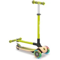 GLOBBER Primo Foldable Lights Mit Holzdeck, Scooter -Spielwarenladen GLOBBER Primo Foldable Lights mit Holzdeck Scooter@@1700186 7