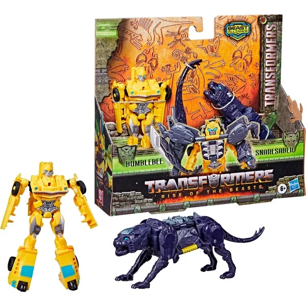 Hasbro Transformers: Aufstieg Der Bestien Beast Combiner Bumblebee Und Snarlsaber, Spielfigur 3 Hasbro Transformers: Aufstieg Der Bestien Beast Combiner Bumblebee Und Snarlsaber, Spielfigur