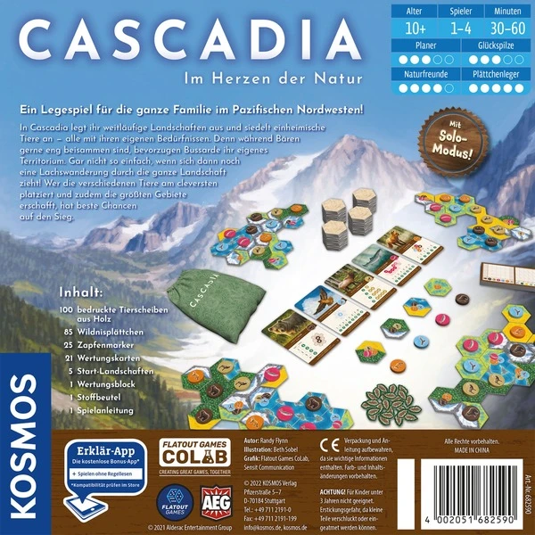 KOSMOS Cascadia - Im Herzen Der Natur, Gesellschaftsspiel 4 KOSMOS Cascadia - Im Herzen Der Natur, Gesellschaftsspiel – Bild 2