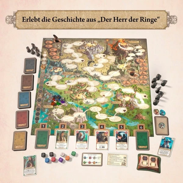 KOSMOS Der Herr Der Ringe - Gemeinsam Zum Schicksalsberg, Brettspiel 4 KOSMOS Der Herr Der Ringe - Gemeinsam Zum Schicksalsberg, Brettspiel – Bild 2