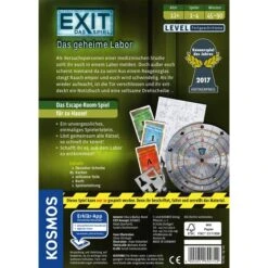 KOSMOS EXIT - Das Spiel - Das Geheime Labor, Partyspiel -Spielwarenladen KOSMOS EXIT Das Spiel Das geheime Labor Partyspiel@@1sgoa005 2