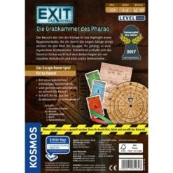 KOSMOS EXIT - Das Spiel - Die Grabkammer Des Pharao, Partyspiel -Spielwarenladen KOSMOS EXIT Das Spiel Die Grabkammer des Pharao Partyspiel@@1sgoa006 2