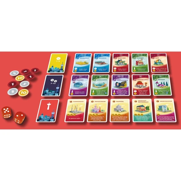 KOSMOS Machi Koro - Die Neue Stadt, Kartenspiel 4 KOSMOS Machi Koro - Die Neue Stadt, Kartenspiel – Bild 2