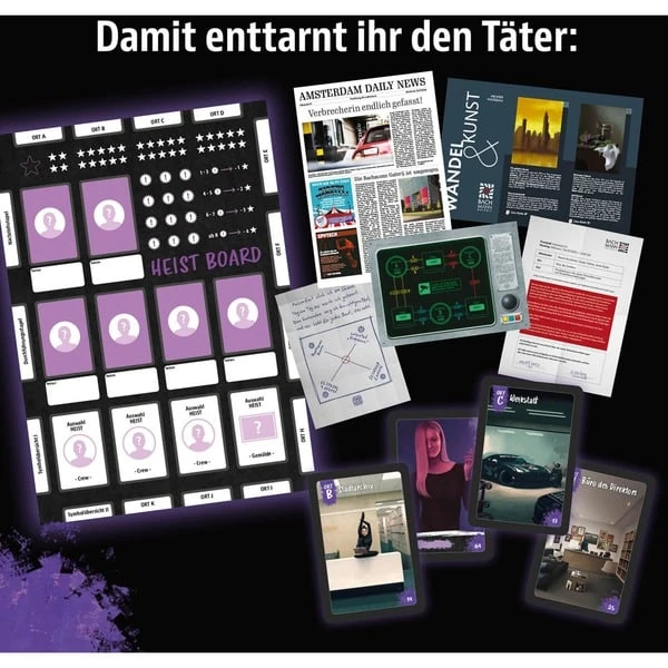 KOSMOS Masters Of Crime - Stillleben, Brettspiel 7 KOSMOS Masters Of Crime - Stillleben, Brettspiel – Bild 5