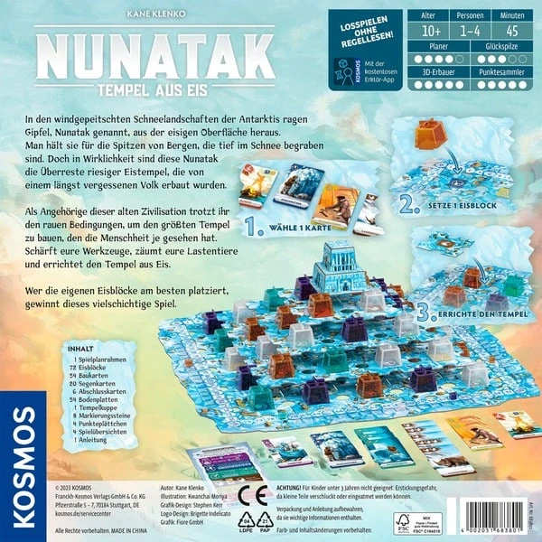 KOSMOS Nunatak, Brettspiel 6 KOSMOS Nunatak, Brettspiel – Bild 4