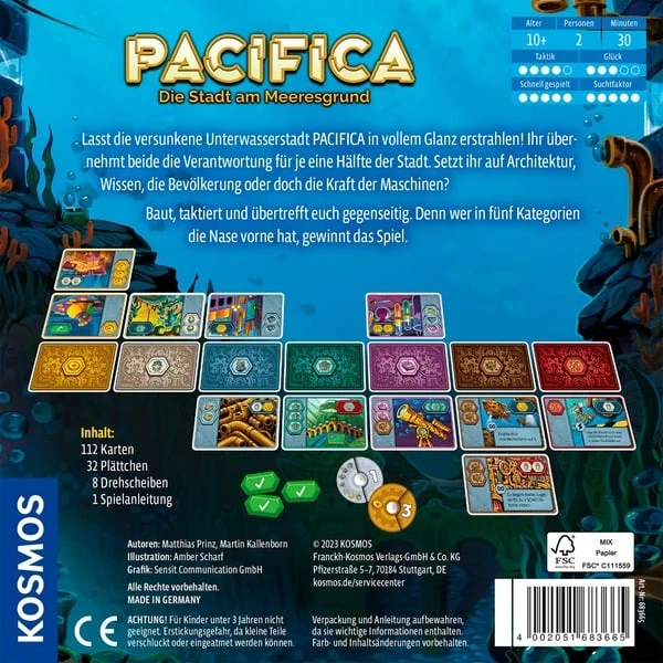KOSMOS Pacifica, Brettspiel 8 KOSMOS Pacifica, Brettspiel – Bild 6