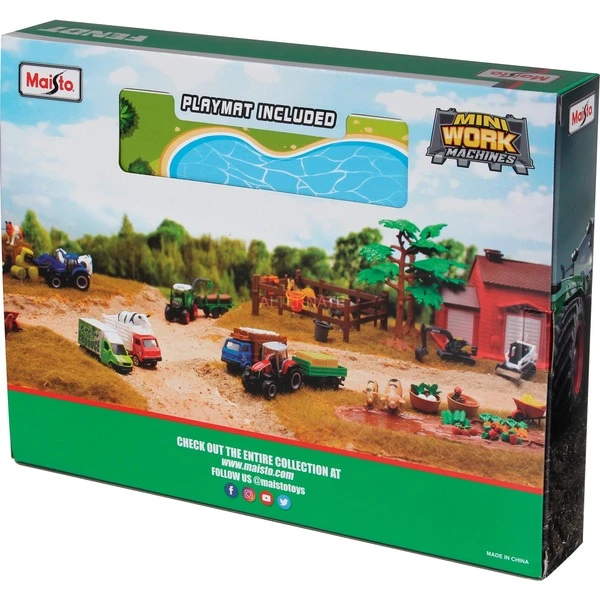 Maisto Mini Work Machines Fendt Super Farm Play-Set, Modellfahrzeug – Bild 3