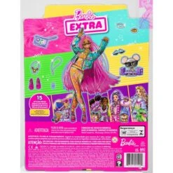 Mattel Barbie Extra Puppe Mit Pinken Flechtzöpfen -Spielwarenladen Mattel Barbie Extra Puppe mit pinken Flechtz pfen@@1758014 7