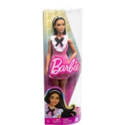 Mattel Barbie Fashionistas-Puppe Mit Schwarzem Haar Und Karokleid -Spielwarenladen Mattel Barbie Fashionistas Puppe mit schwarzem Haar und Karokleid@@1919148 5