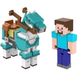 Mattel Minecraft Armored Horse And Steve, Spielfigur -Spielwarenladen Mattel Minecraft Armored Horse and Steve Spielfigur@@1889171 2