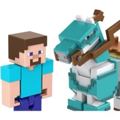 Mattel Minecraft Armored Horse And Steve, Spielfigur -Spielwarenladen Mattel Minecraft Armored Horse and Steve Spielfigur@@1889171 3