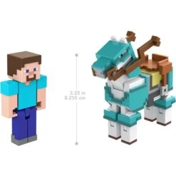 Mattel Minecraft Armored Horse And Steve, Spielfigur -Spielwarenladen Mattel Minecraft Armored Horse and Steve Spielfigur@@1889171 4