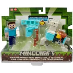Mattel Minecraft Armored Horse And Steve, Spielfigur -Spielwarenladen Mattel Minecraft Armored Horse and Steve Spielfigur@@1889171 5