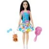 Mattel My First Barbie Renee Mit Fuchs (schwarzeHaare), Puppe -Spielwarenladen Mattel My First Barbie Renee mit Fuchs schwarzeHaare Puppe@@1888848