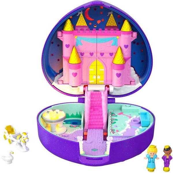 Mattel Polly Pocket Sternenlicht Schloss Schatulle, Spielfigur 3 Mattel Polly Pocket Sternenlicht Schloss Schatulle, Spielfigur