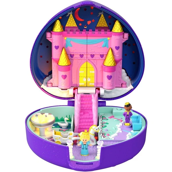 Mattel Polly Pocket Sternenlicht Schloss Schatulle, Spielfigur 5 Mattel Polly Pocket Sternenlicht Schloss Schatulle, Spielfigur – Bild 3