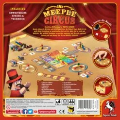 Pegasus Meeple Circus, Brettspiel -Spielwarenladen Pegasus Meeple Circus Brettspiel@@1sgeb045 3