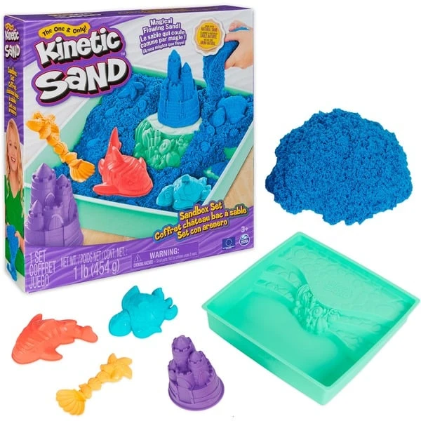 Spin Master Kinetic Sand - Sandbox Set Blau, Spielsand 3 Spin Master Kinetic Sand - Sandbox Set Blau, Spielsand