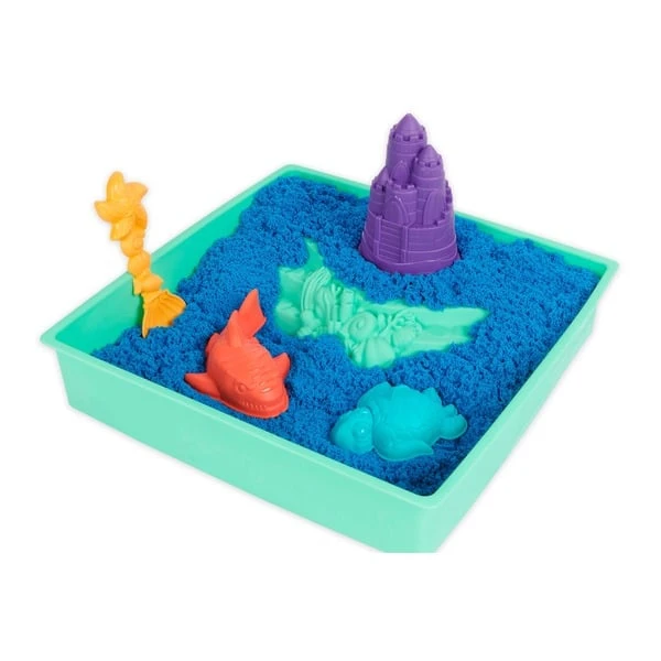 Spin Master Kinetic Sand - Sandbox Set Blau, Spielsand 4 Spin Master Kinetic Sand - Sandbox Set Blau, Spielsand – Bild 2