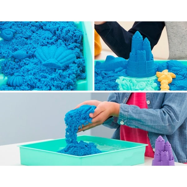 Spin Master Kinetic Sand - Sandbox Set Blau, Spielsand 6 Spin Master Kinetic Sand - Sandbox Set Blau, Spielsand – Bild 4