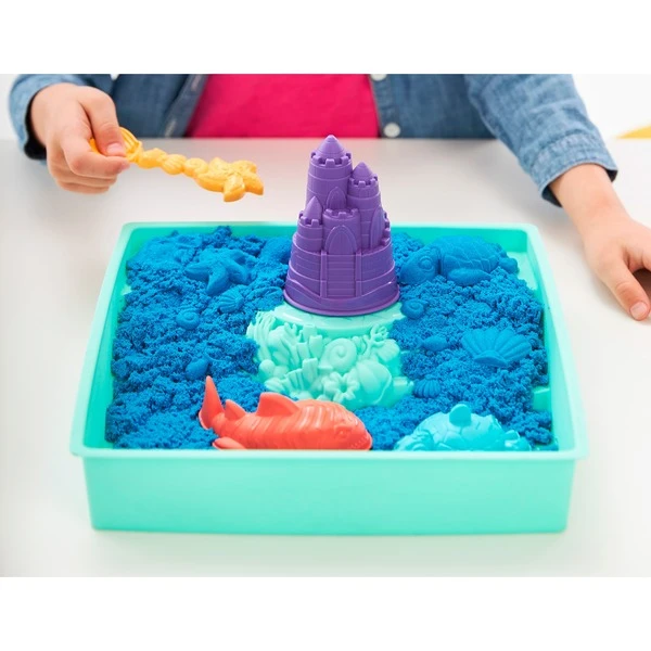 Spin Master Kinetic Sand - Sandbox Set Blau, Spielsand 7 Spin Master Kinetic Sand - Sandbox Set Blau, Spielsand – Bild 5