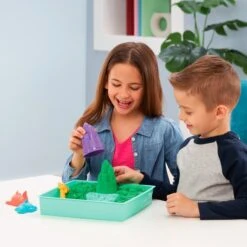 Spin Master Kinetic Sand - Sandbox Set Grün, Spielsand -Spielwarenladen Spin Master Kinetic Sand Sandbox Set gr n Spielsand@@100007973 3