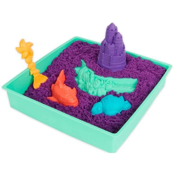 Spin Master Kinetic Sand - Sandbox Set Lila, Spielsand 4 Spin Master Kinetic Sand - Sandbox Set Lila, Spielsand – Bild 2