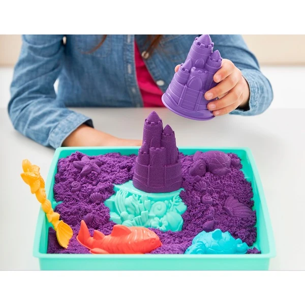 Spin Master Kinetic Sand - Sandbox Set Lila, Spielsand 7 Spin Master Kinetic Sand - Sandbox Set Lila, Spielsand – Bild 5