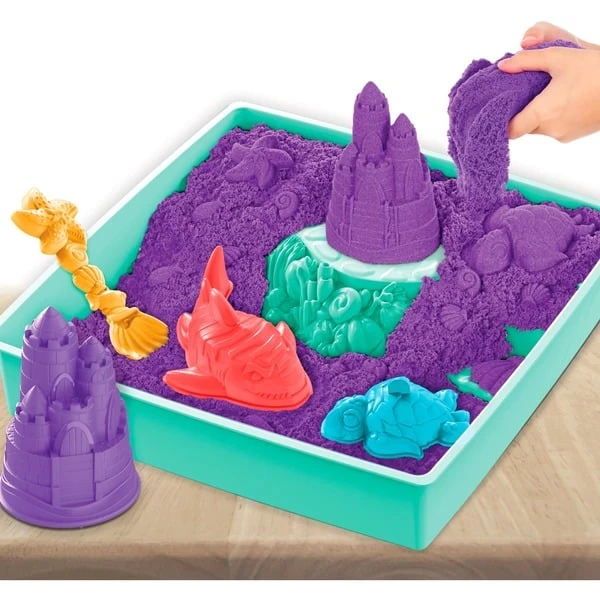 Spin Master Kinetic Sand - Sandbox Set Lila, Spielsand 10 Spin Master Kinetic Sand - Sandbox Set Lila, Spielsand – Bild 8