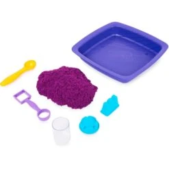 Spin Master Kinetic Sand - Schimmer Sandbox Set Lila, Spielsand -Spielwarenladen Spin Master Kinetic Sand Schimmer Sandbox Set lila Spielsand@@100007981 2