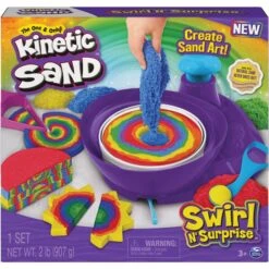 Spin Master Kinetic Sand - Swirl'n Surprise Set, Spielsand -Spielwarenladen Spin Master Kinetic Sand Swirl n Surprise Set Spielsand@@1849536 3
