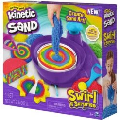 Spin Master Kinetic Sand - Swirl'n Surprise Set, Spielsand -Spielwarenladen Spin Master Kinetic Sand Swirl n Surprise Set Spielsand@@1849536 4