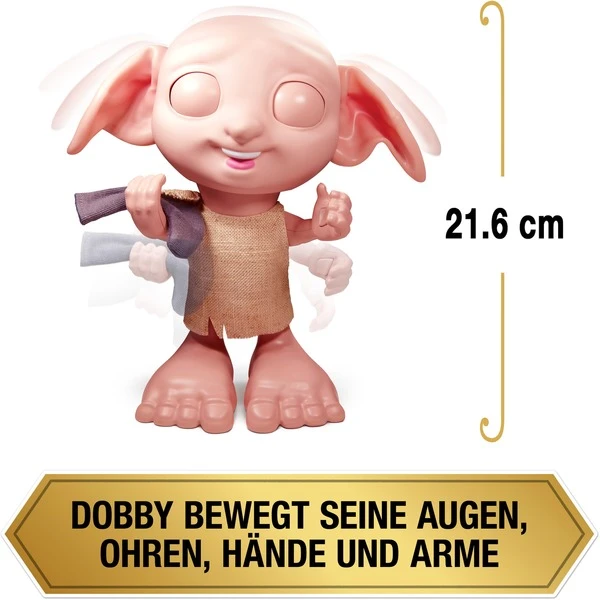 Spin Master Wizarding World - Interaktiver Dobby Hauself, Spielfigur 5 Spin Master Wizarding World - Interaktiver Dobby Hauself, Spielfigur – Bild 3
