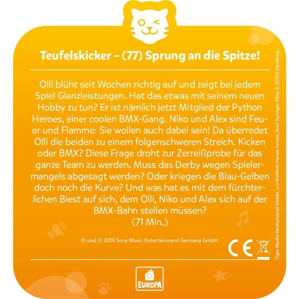Tigermedia Tigercard - Teufelskicker (77): Sprung An Die Spitze, Hörbuch – Bild 2