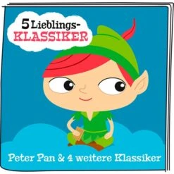 Tonies 5 Lieblings-Klassiker: Peter Pan Und 4 Weitere Klassiker, Spielfigur -Spielwarenladen Tonies 5 Lieblings Klassiker Peter Pan und 4 weitere Klassiker Spielfigur@@1se2tt06 2