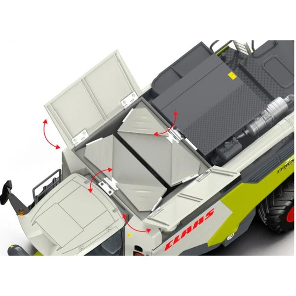 Wiking Claas Trion 720 Montana Convio 1080 Und Transportwagen, Modellfahrzeug – Bild 8