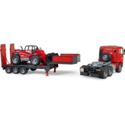 Bruder MAN TGA Tieflader Mit Manitou Teleskoplader MLT 633, Modellfahrzeug -Spielwarenladen bruder MAN TGA Tieflader mit Manitou Teleskoplader MLT 633 Modellfahrzeug@@1893230 6