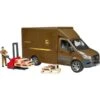 Bruder MB Sprinter UPS Mit Fahrer Und Zubehör, Modellfahrzeug -Spielwarenladen bruder MB Sprinter UPS mit Fahrer und Zubeh r Modellfahrzeug@@1808296