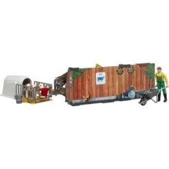 Bruder Bworld Kuh- Und Kälberstall Mit Landwirt, Kulisse -Spielwarenladen bruder bworld Kuh und K lberstall mit Landwirt Kulisse@@1827759 6